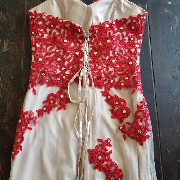 👗DANCING QUEEN FORMAL STRAPLESS DRESS - Picture 4 of 6